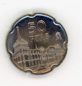 Spain - España 50 Pesetas 1997 KM 985 from mint roll UNC scarce - Picture 1 of 2