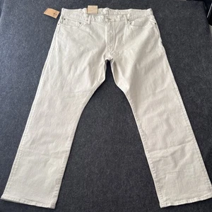 Pantalones de mezclilla rectos Polo Ralph Lauren Hampton blancos talla 34 X 34, 34x33 reales - Imagen 1 de 18
