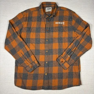 Anderson Bros Flannel Brewery X Oktoberfest Naranja Para Hombre XL - Imagen 1 de 10