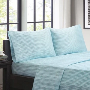 Microfiber Wrinkle Resistant, Soft Sheets with 12" Pocket Modern, All Season,... - Picture 1 of 5