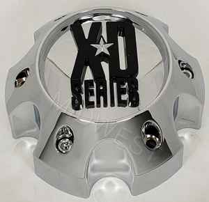 New Chrome XD Series 6 Lug 6x135 Only 1079L140 Wheel Rim Center Cap with Screws - Picture 1 of 6