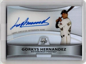 2010 Bowman Platinum #BPA-GH Gorkys Hernandez Prospect Autographs Refractors - Bild 1 von 2