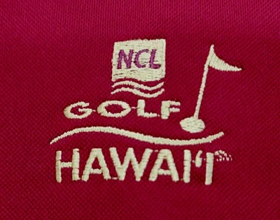 挪威邮轮公司 - 高尔夫夏威夷,NCL,红色短袖衬衫,XL 码 — 第 1/4 张图片