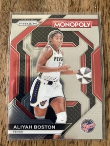 ALIYAH BOSTON 2024 Prizm Monopoly Card!!  #WNBA17  INDIANA FEVER - Picture 1 of 1