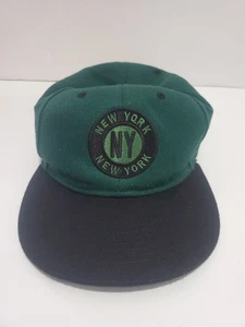 Grün Premium Kopfbedeckung NYC Snapback Mütze Einheitsgröße - Bild 1 von 7