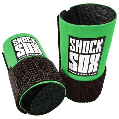 Shock Sox Fork Seal Guards Conventional Forks 4" Green for Motorcycle Dirt Bike - Image 1 of 3
