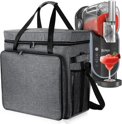 Portable Grey Slushie Machine Travel Bag for Ninja FS301C/FS301/FS299, - image 1 of 4