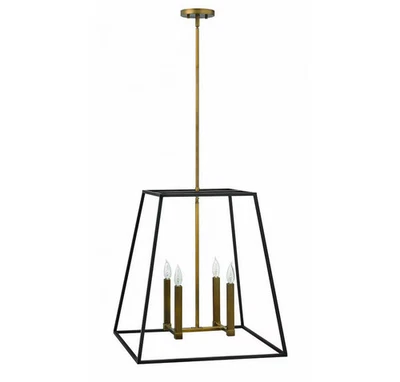 Pingente foyer Hinkley 3336BZ 24,5" 4 luzes em bronze - Imagem 1 de 4