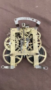 Antique Ingraham Shelf Mantle Wall Clock Movement Parts / Repair Vintage Clock - Picture 1 of 17