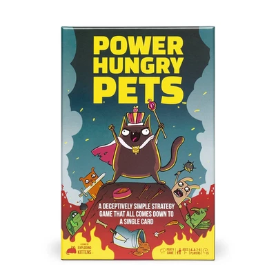 Power Hungry Pets - Party Kartenspiel von Exploding Kittens - Brandneu - Bild 1 von 2