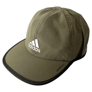 Adidas Aeroready Superlite Reflective Mens Hat Cap Strapback Olive Green Outdoor - Picture 1 of 13