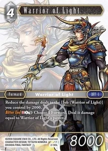 Warrior of Light Foil - 2-145L - NM - Final Fantasy - Picture 1 of 1