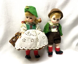 Madame Alexander International Austria Doll 8” Girl #598 and Boy #599 Pair Set - Picture 1 of 9