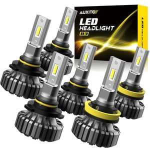 9005+9006+H11 Combo LED Headlights High Low Fog Beam Bulbs Kit White Bright AAA - Picture 1 of 10