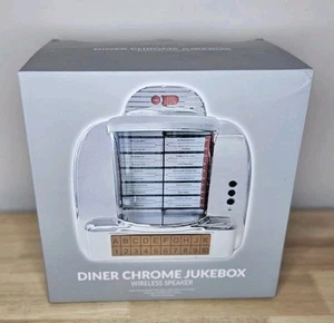 Jukebox Diner Chrome Bluetooth ENVÍO GRATUITO - Imagen 1 de 5