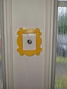 3D Printed Friends Peephole Frame - Picture 1 of 2