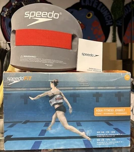 Speedo Unisex Swim Aqua Fitness Joggürtel, anthrazit/rot, Größe S-XL - Bild 1 von 7