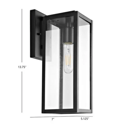 Safavieh NORSAN OUTDOOR WALL LANTERN, Reduced Price 2172755159 PLT4006A - Image 1 of 4