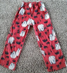 Boys 5/6 Pajama Pants Polar Bear Red - Picture 1 of 3