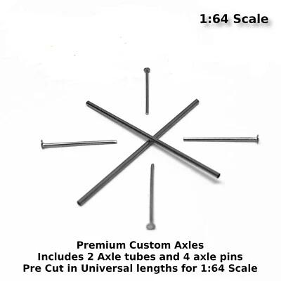Premium Adjustable AXLES for Real Riders Wheels 1/64 Scale for Hot Wheels - Image 1 of 2