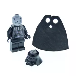 1X Lego Minifigure Star Wars Darth Vader Black Death Star 10188 8017 SW0209 - Picture 1 of 1