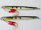  Qty 2 Speed Jigs 3.5oz/100g Sardine Vertical Butterfly Saltwater Fishing Lures