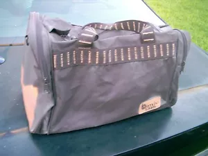BRENDAN TOURS BROWN CARRY ON BAG ZIPPER TOP 17" BY 10" NICE REPLACEMENT - Picture 1 of 1