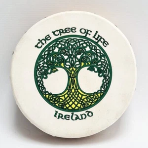 Bodhran 8" with Beater, Koda Irish Drum, TREE OF LIFE - Bild 1 von 6