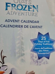 Disney Olaf's Frozen Adventure Advent Calendar - 25 Pieces Brand New! Christmas - Picture 1 of 4