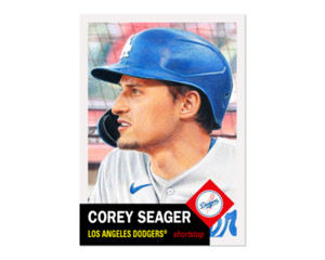 2020 Topps Living Set Corey Seager #359 Los Angeles Dodgers PR: 2,806