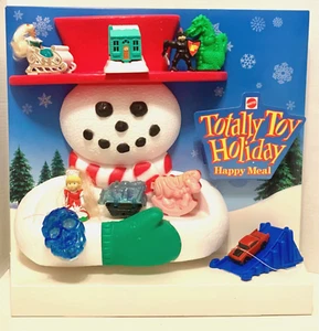 McDonald's Happy Meal Display Mattel Totally Toy Holiday 1995 Christmas - Picture 1 of 11