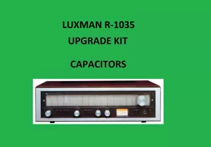 Kit de réparation récepteur stéréo LUXMAN R-1035 - tous les condensateurs - Afbeelding 1 van 16