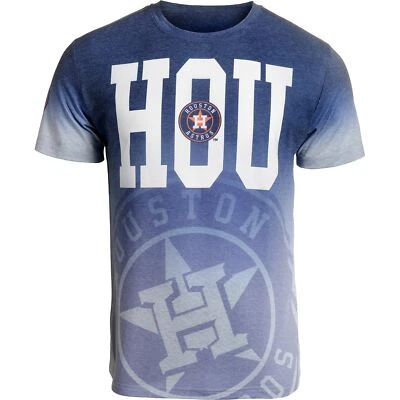 Camiseta Forever Collectibles MLB para hombre Houston Astros degradada Foto 1 de 3