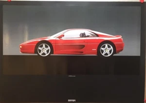 Ferrari 355 Berlinetta Side Very Rare Factory Produced Out of Print Car Poster! - Picture 1 of 1