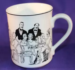 Coffee Mug LE RESTAURANT Epoch 4" French Cafe - Picture 1 of 10