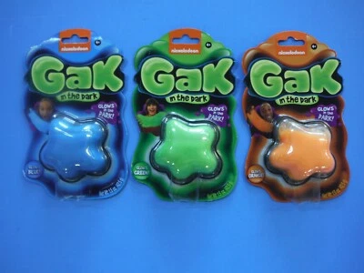 2017 NICKELODEON GAK GLOW IN THE DARK  LOT *NEW* - image 1 of 4