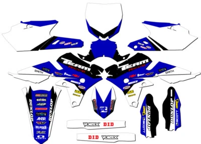KIT GRÁFICOS CALCOMANÍA DECORACIÓN YAMAHA YZ 250FX 2014-2019 YZ250FX 2018 2017 2016 2015 Foto 1 de 3