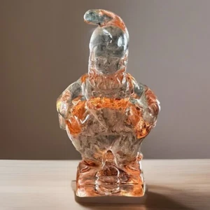 MOSSER GLASS COMPANY Peach Handpressed MINDY CLOWN ‘M’ Series 1983 “MY” EUC - Picture 1 of 6
