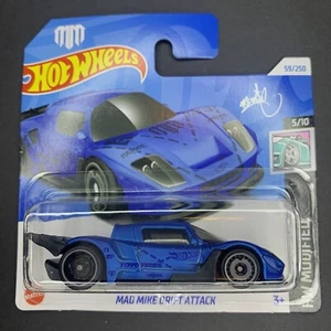 New Hot Wheels 2024 - Blue Mad Mike Drift Attack - Hw Modified*COMBINE POSTAGE* - Picture 1 of 2