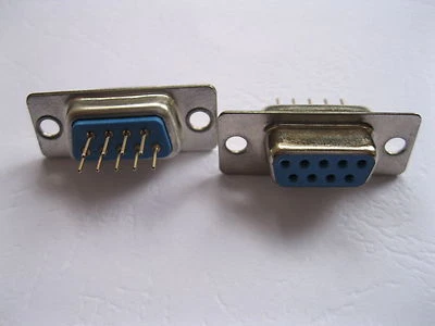 20 pcs D-Sub 9 pin Female PCB Connector DIP New - Image 1 of 3