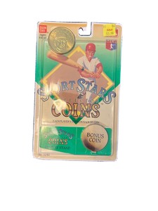 1990 Bandai Sport Stars Collector Coin Kirk Gibson w/ Bonus Coin  Unopened