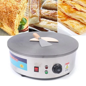 Profi Crepes Maker Machine CrepesgeräT Platte Gastro Crepesmaker Crepespfanne - Bild 1 von 21
