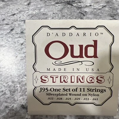 D'Addario EJ95 Oud 11-String Set - Image 1 of 4