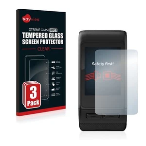 Protector de pantalla de vidrio templado Garmin Vivoactive HR, 3 x Savvies® Xtreme HD33 - Imagen 1 de 4
