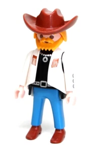 Playmobil Figure Western Man Rancher w/ Fringe Jacket Jeans Cowboy Hat - Picture 1 of 1