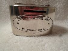 Vintage Maury National Bank Coin Bank Columbia Tennessee Tenn TN Maury County