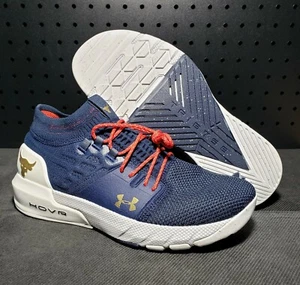Scarpe da allenamento Under Armour HOVR Project Rock 2 blu navy da donna taglia 8 Dwayne Johnson - Foto 1 di 7