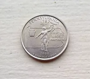 1999-P- PENNSYLVANIA STATE QUARTER SEE NGC PRICE CHARTS (A) - Picture 1 of 5