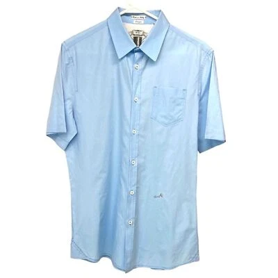 Vintage Energie short sleeve shirt L light blue - Image 1 of 4