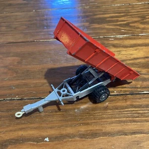 Vintage Matchbox Super Kings K-35 Farm Trailer Red Tipper Lesney - Picture 1 of 5